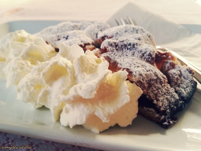 Apple Strudel with Whipped Cream